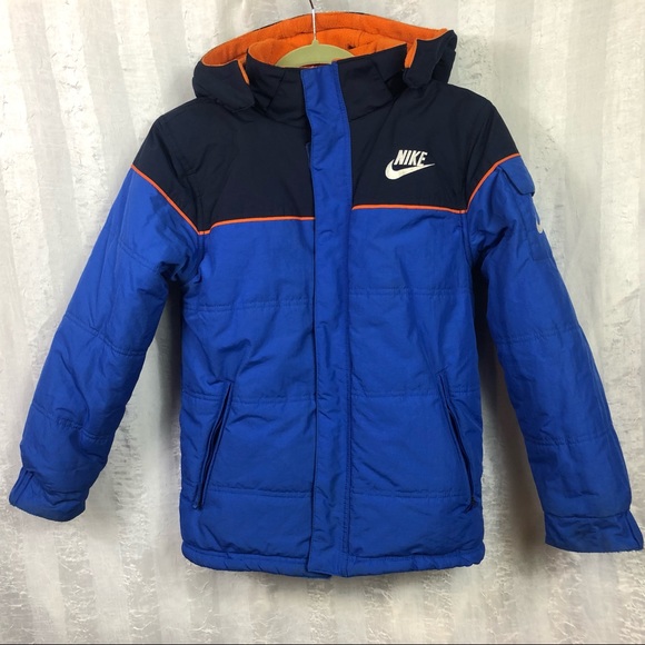 Nike Other - VTG Nike Sz M(10-12) Boys Coat Hoodies Reversible
